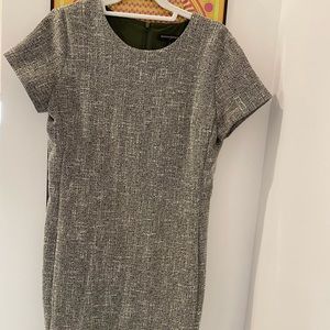 Banana Republic Green tweed shift dress
